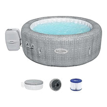 Bestway SaluSpa Honolulu AirJet Inflatable Hot Tub with 140 Jets & 6 Adjustable Seats Gray