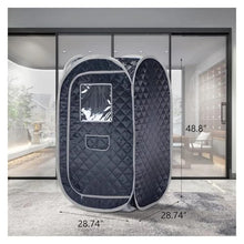 ZDGsrgWRG 4L Portable Folding Personal Steam Sauna Tent Set Remote Control