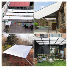 XBTGS White Shade Cloth for Plants 85% Sunblock Shade Netting for Garden Pergola & Greenhouse Breathable Awning Mesh Tarp with Grommets Privacy Netting 11×20m,White-7,White-7x12m(23 * 39.4ft)