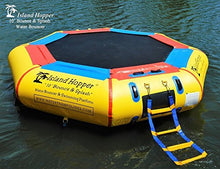 Island Hopper 10' Bounce N Splash Water Park with Bouncer Slide Yellow