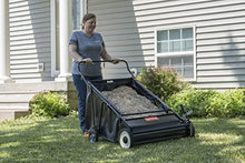 Agri-Fab 45-0570 30" Push Behind Lawn Sweeper, 12 cu. ft Hopper Bag Capacity; Leaf & Grass Catcher, with Adjustable Brush Height