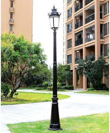 iumLeap Lamp Post Lights Outdoor Outdoor Garden Lamp Post Light,Aluminum Exterior Path Pillar Lamp Single Head Bollard Path Lamp Waterproof Ip65 Street Light Post Light