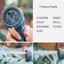 Heavy Duty Water Hose Holder, Portable Hose Reel Cart, Garden Water Pipe Hose Holder Rack, Outdoor Hosepipe Cart Organizer, Suitable for Most Types of Faucet, with 10M/32Ft Hose and 7 Pattern Nozzle
