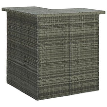AMBERARD Garden Bar Set Gray Furniture Set