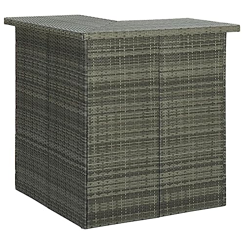 AMBERARD Garden Bar Set Gray Furniture Set