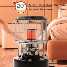 Outdoor Kerosene Heater - 2600W Lasting Paraffin Heater Instant Heating, Portable 5.3L 360° Camping Oil Heaters for Indoor Outdoor, Patio, Deck, Home 8900BTU/H