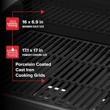 Nexgrill Deluxe 2 Burner Gas Grill, Foldable Shelves with Warming Rack