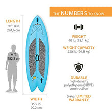 Lifetime Freestyle Hard Shell Paddleboard Glacier Blue