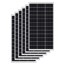 6-Pack ExpertPower 100 Watt 12 Volt Monocrystalline Solar Panel, Compact Design 35.43 X 22.83 X 1.18 in, High Efficiency Module PV Power for Battery Charging Boat, Caravan, RV, Off Grid Applications