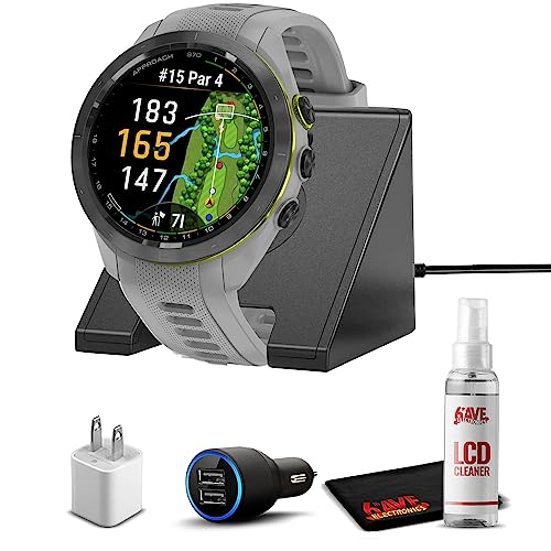 Garmin Approach S70 Golf GPS Watch Gray 42mm AMOLED Display