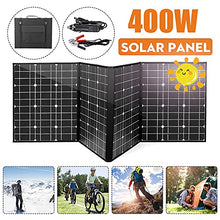 AIZYR 18V 400W DC Foldable Solar Panel - Portable USB Solar Charger Kit Monocrystalline Solar Power System for Outdoor Camping RV Generators,10a