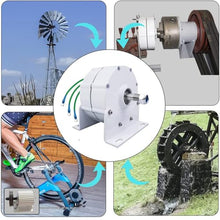 HUIZHITENGDA 24v,Portable Vertical Wind Power Turbine Generator Kit Low RPM 12V-220V Gearless Permanent Magnet AC Alternators (12000W)