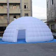 SAYOK Large Inflatable Igloo Dome Event Tent with Air Blower White