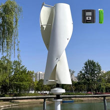 ZHOZHUT 5KW Wind Turbine Generator Kit 24V / 48V / 96V Windmill Generator with Controller and Unloader, Spiral-Type Magnetic Levitation Wind Turbine for Outdoor, Home and Marine Use,5000w,96V