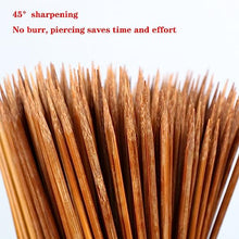 SPXTOM 2600 pcs Grilling Skewers, Not Easy to Break, BBQ Bamboo Skewers Smooth and Burr-Free, for Meat Shrimp Chicken Vegetable