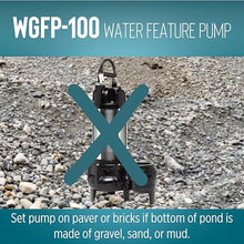 Little Giant WGFP-100, 115V, 1 HP, 6400 GPH Water Feature Pump, 19' cord
