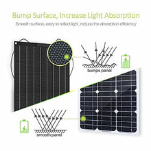 SISHUINIANHUA 2000W 1000W Solar Panel Flexible Solar Cell 18V ETFE DIY Cable Waterproof Outdoor Car RV Rechargeable Power System for Car RY,2000w