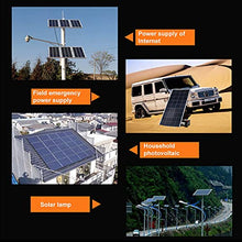 12V 100W Flexible Monocrystalline Solar Panel Solar Battery Can Charge 12V Waterproof Solar Panel for Car/Boat/Home (2 pcs) (2 pcs)
