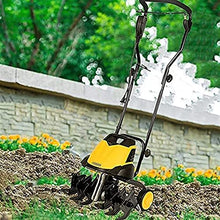TREEYX Garden Gear Electric Garden Tiller,2400W Low Noise Electric Cultivator, Tilling Width 45Cm,Working Depth 22Cm,Speed 420 RPM,Cultivator (10m Extension Cord)