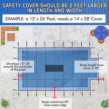 Freetime Fun Solid Winter Pool Cover 20x40ft Blue