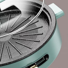 Round Barbecue Stove Household Electric Barbecue Pot Plate Smokeless Non-stick Grill
