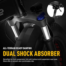 Heybike Mars Electric Bike Foldable 20" x 4.0 Fat Tire Electric Bicycle Mars-Black