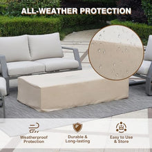 Outdoor Propane Fire Pit Table Set – Premium Terrazzo-Like MgO Finish, Sturdy & Waterproof 56-Inch Gas Fire Table for Patio, Garden & Backyard, Includes Rain Cover & Glass Beads