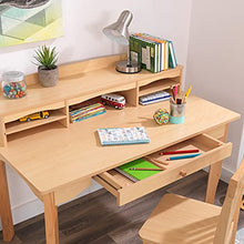 KidKraft Avalon Wooden Children's Desk with Hutch, Chair and Storage Natural