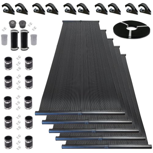 Highest Performing Design - DIY Solar Pool Heater Kit - 15-20 Year Life Expectancy (5-4x10 / 1.5" I.D. Header)