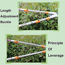 EliteBloom Pruning Shears, Telescopic Anvil Garden Tree Loppers Easy Cut for Secateur Quality Gardening- Heavy Duty Ratchet Lopper Extendable 66-101 Cm,