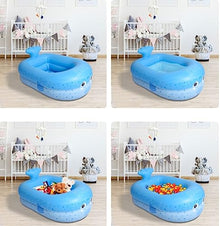 DSWMY Paddling Pool, Inflatable Swimming Pool Multicolor Multiple Sizes(Yellow,110 * 90 * 35cm)