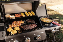 Monument Grills Mesa Series, 3+1 Outdoor Barbecue Stainless Steel Propane Gas Grill, 3 Burners & 1 Side Burner 48,000 BTU Patio Garden Grill with Knob Controls, Mesa325, Black