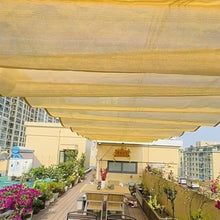 Etlegor Retractable Sun Shade Canopy Cover, Sliding Wave Shade Sail UV Protection Replacement Pergola Cover for Patio Garden Gazebo Porch(1.2x3m)