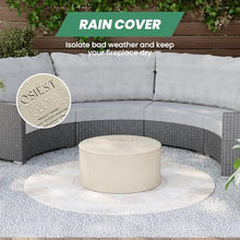 COSIEST Outdoor Propane Fire Pit Coffee Table, 28-inch Terrazzo Round Base Patio Heater, Certified, 40,000 BTU Stainless Steel Burner, Wind Guard, Free Lava Rocks, Waterproof Cover