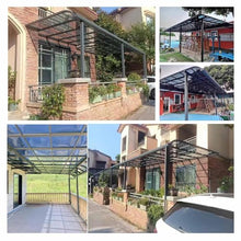 JCQXDL 1mm Clear Polycarbonate Sheets,Plastic Roof Panel,Weather-Resistant and Transparent Greenhouse Roofing Sheets,UV Protection Rain Outdoor Awning Covers,Glass Replacement,Easy Cut(1.56x15m)
