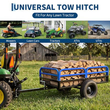1500 Lbs Heavy Duty Steel Dump Cart