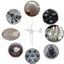 NINILADY 1500W Wind Turbine 12V 24V 48V Horizontal Wind Generator with Hybrid MPPT Controller Free Power Energy Windmill (24V, with Hybrid MPPT Controller)