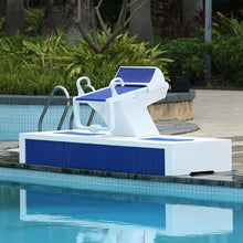 AIBOTY Diving Platform for Pool, Durable Track Starting Blocks Fiber Glass Anti-Slip Starting Platform for Pool Competition Game Usage