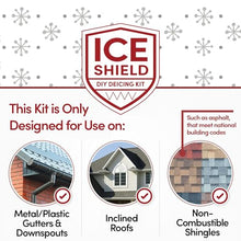 WarmlyYours Ice Shield Roof & Gutter Deicing Cable, 240 ft., Black