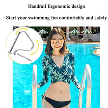 LXLCFHTD Pool Rail Swimming Pool Handrail Pool Handrail,Swimming Pool Safety Hand Rai, Stair Pool Hand Rail Rated 250Lbs Load, Pool Handrail/4Pack