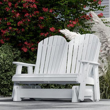 Wildridge Heritage Double Glider, White - Outdoor Weather Resistant Recycled Plastic Furniture for Patio