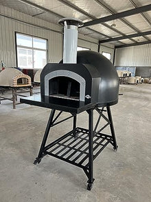 Vera Pizza Ovens Quello Lucido OP70 - Wood Fired Fibreglass Black Pizza Oven