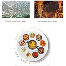 Pealihuy Glass Table Cover Protectors for Dining Table, Round Glass Table Top for Outdoor Patio Table, Clear and Heavy Tempered Glass Sturdy Wear-Resisting(100cm(40 in))