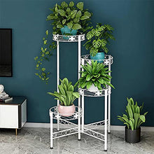 iumLeap Plant Stand 4 Tier Iron Craft Plant Shelves Flower Pot Holder Garden Rack Display Stand Succulent Plants Home Balcony