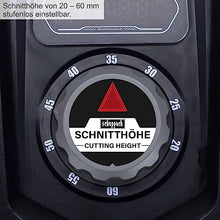 Scheppach RoboCut XL600 robotic lawnmower up to 600 m² | 18 cm cutting width | 20-60 mm cutting height | rain sensor | WiFi & BT | app controlled | 35% slope | with station, 9 blades, 130 m cable and