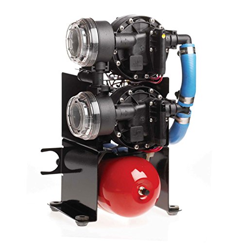 Johnson Pump Aqua Jet Duo WPS 10.4 Water Pressure Pump System 12V Black