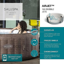 Bestway SaluSpa St Moritz AirJet Massage System Brown