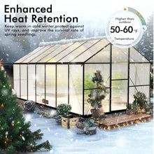 WUKHG Heavy Duty Greenhouse Black 8×14FT