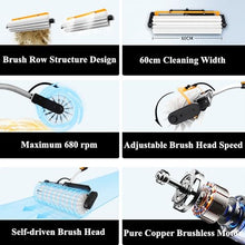 TGBHM Electric Solar Panel Cleaning Kit - Telescopic Water Fed Pole & Pool Brush for Outdoor Roof & Window Cleaning, Efficient Solar Panel Maintenance Tool,One Color-3.5M/11.5Ft