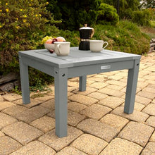 highwood AD-KITCHGW2-CGE Weatherly 2 Garden Chairs with 1 Square Side Table, 3-Piece Set, Coastal Teak